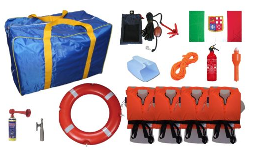 KIT DOTAZIONI 6 miglia 4 persone KIT DOTAZIONI 6 miglia 4 persone