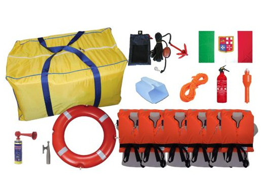 KIT DOTAZIONI 6 miglia 6 persone KIT DOTAZIONI 6 miglia 6 persone